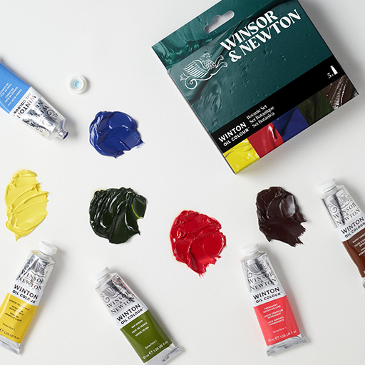 WINSOR & NEWTON WINTON ÖLFARBE SET BOTANISCHE FARBEN 5 X 37 ML TUBEN
