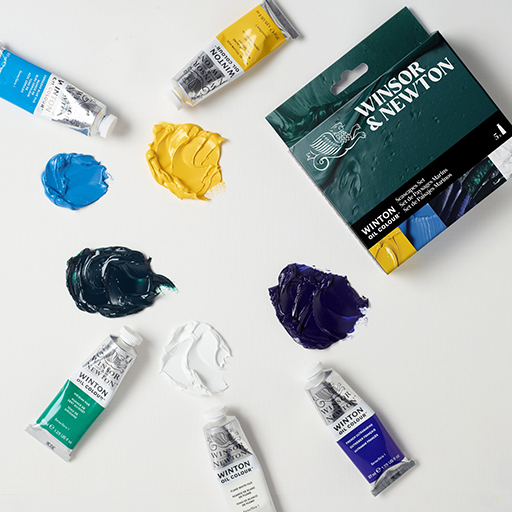 WINSOR & NEWTON WINTON OIL PAINT SEASCAPE SET OF 5 X 37 ML TUBES