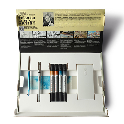 WINSOR & NEWTON MIXED MEDIA SET POUR PAYSAGES URBAINS