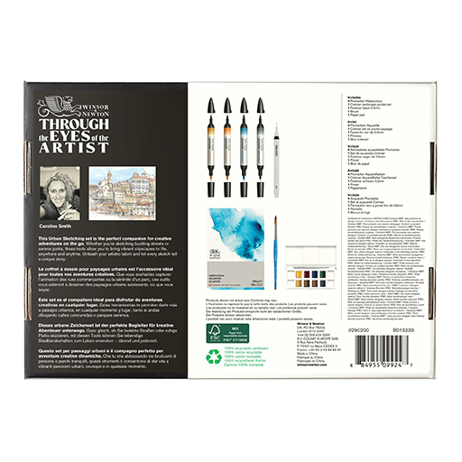 WINSOR & NEWTON MIXED MEDIA SET POUR PAYSAGES URBAINS