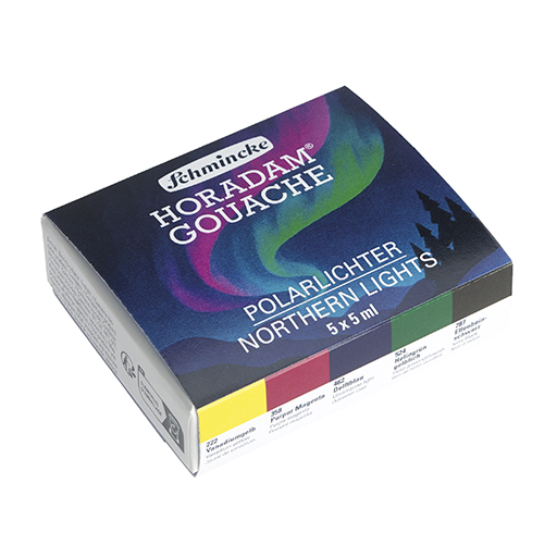 SCHMINCKE HORADAM GOUACHE SET NORTHERN LIGHTS SCATOLA 5 TUBETTI 5 ML