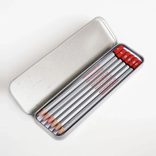 HAHNEMÜHLE ARTIST SKETCHING PENCILS - SET 6 LÁPICES GRAFITO PARA DIBUJO