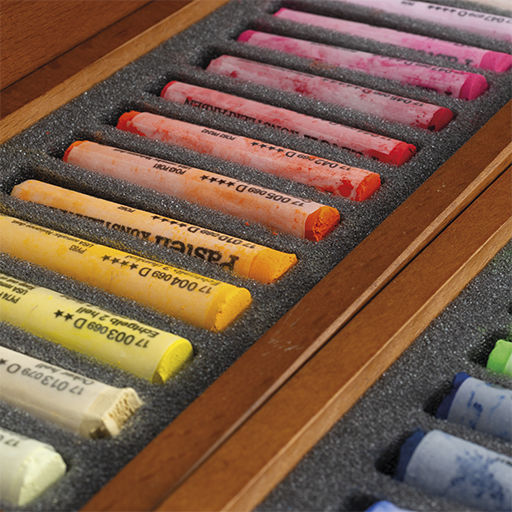 SCHMINCKE PASTEL SET DE VOYAGE - COFFRET BOIS 48 PASTELS + ACCESSOIRES