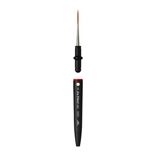 DA VINCI GO SPIN PINCEAU DE VOYAGE POINTE TRACEUR FIBRE SYNTHÉTIQUE SÉRIE 8280