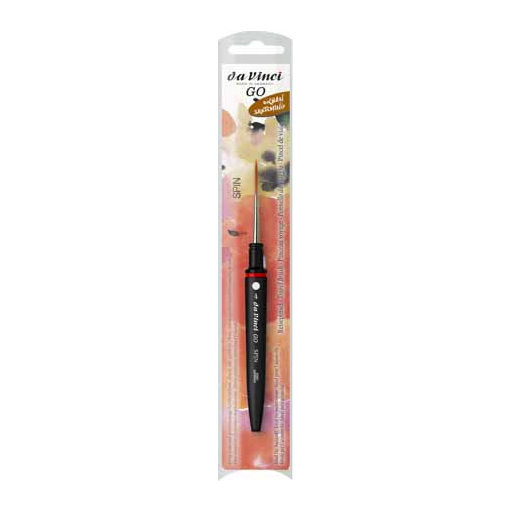 DA VINCI GO SPIN PINCEAU DE VOYAGE POINTE TRACEUR FIBRE SYNTHÉTIQUE SÉRIE 8280