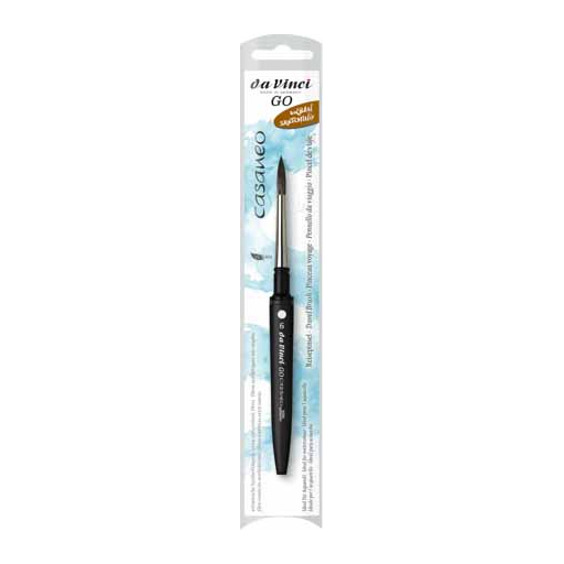 DA VINCI GO CASANEO PINCEAU DE VOYAGE ROND FIBRE SYNTHÉTIQUE SÉRIE 8598
