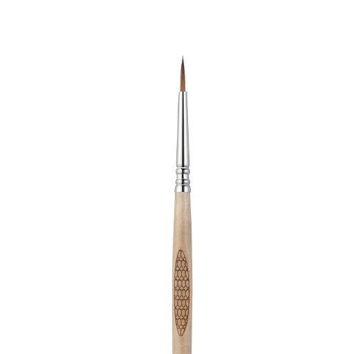 ESCODA MINIATURES CHRONOS SPITZER RUNDPINSEL TORAY-R MIX SYNTHETIKFASERN KURZER STIEL SERIE 1357