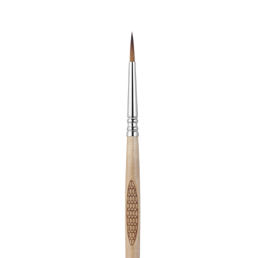 ESCODA MINIATURES PRADO SPITZER RUNDPINSEL TAME SYNTHETIKFASERN KURZER STIEL SERIE 1456
