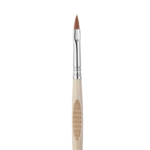ESCODA MINIATURES BARROCO PINCEL LENGUA DE GATO FIBRA TORAY ORO MANGO CORTO SERIE 1501