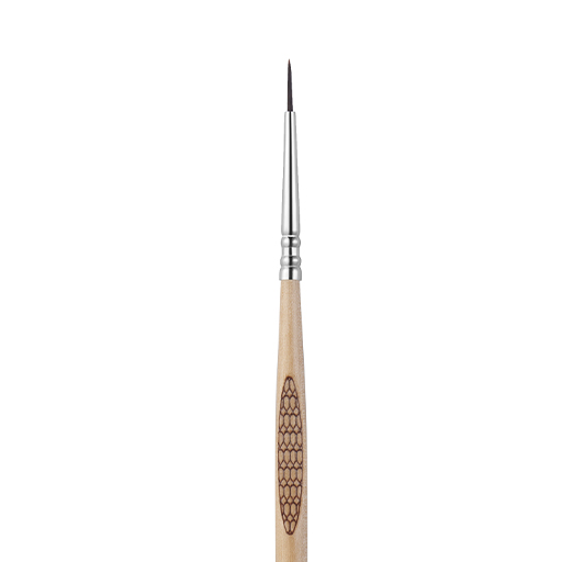 ESCODA MINIATURES PRIMERA SPITZER RUNDPINSEL TEIJIN SYNTHETIKFASERN KURZER STIEL SERIE 1977