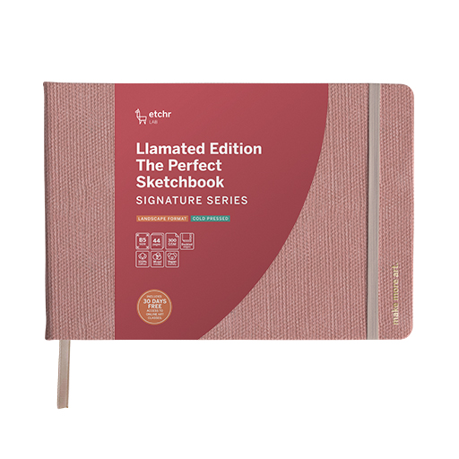 ETCHR THE PERFECT SKETCHBOOK SIGNATURE SERIES 300 G 100% COTONE - LIMITED EDITION