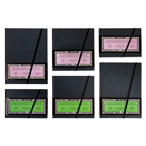ARCHES AQUARELLE CARNET D'ART 100 % COTON 185 G