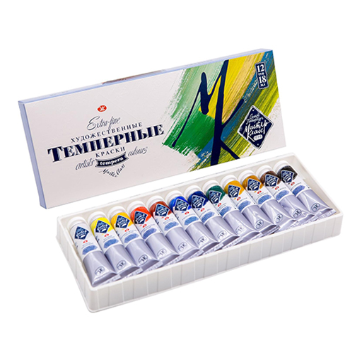 SAN PETERSBURGO TEMPERA MASTER CLASS SET 12 X 18 ML