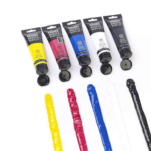 LIQUITEX BASICS ACRYLIC SET BASISFARBEN 5 X 118 ML TUBEN