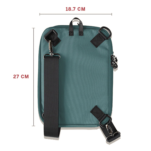 ETCHR NANO SATCHEL TEAL EDITION SHOULDER BAG WITH SUPPORT FOR OUTDOOR PAINTING – LIMITED EDITION