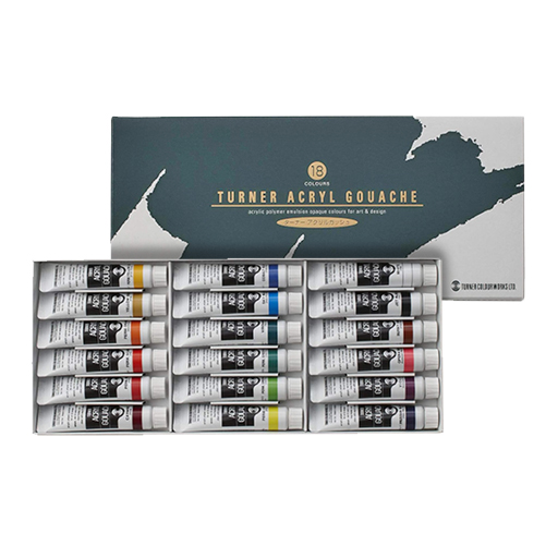 TURNER ACRYL GOUACHE SETS SORTIERTE 11 ML FARBEN TUBEN