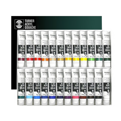 TURNER ACRYL GOUACHE SET COLORI ASSORTITI TUBETTI DA 20 ML