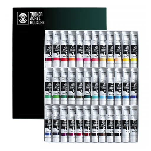 TURNER ACRYL GOUACHE SET COLORI ASSORTITI TUBETTI DA 20 ML