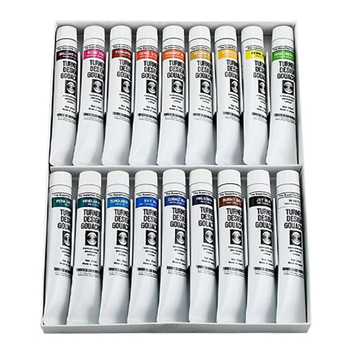 TURNER DESIGN GOUACHE SET 18 TUBETTI DA 25 ML