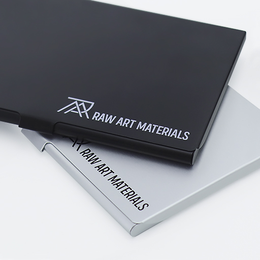 RAW ART MATERIALS VECTOR TRAVEL PALETA METÁLICA ACUARELA VACÍA