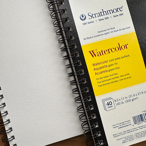 STRATHMORE WATERCOLOR ART BOOK SERIE 300 QUADERNO SPIRALATO COPERTINA RIGIDA ACQUERELLO 300 G