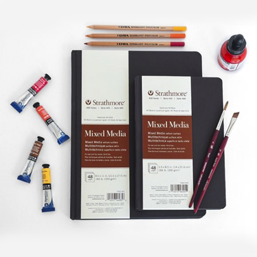 STRATHMORE 400 SERIES MIXED MEDIA ART BOOK HARDCOVER SKETCHBOOK 300 G