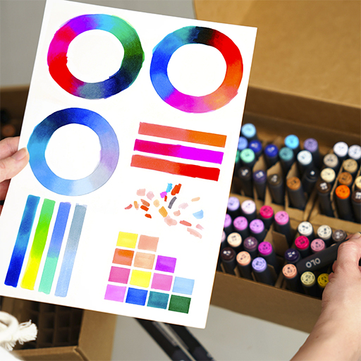 OLO PREMIUM MARKER BLENDING CARD - PACK 25 BLATT PAPIER FÜR MARKER