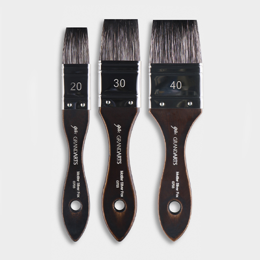 GRANDARTS SILVER FOX MOTTLER SPALTER FASERMISCHUNG KURZER STIEL SERIE G703