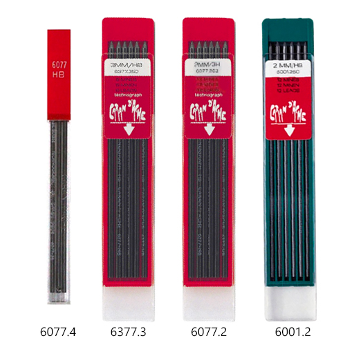 CARAN D'ACHE TECHNOGRAPH GRAPHITE LEADS