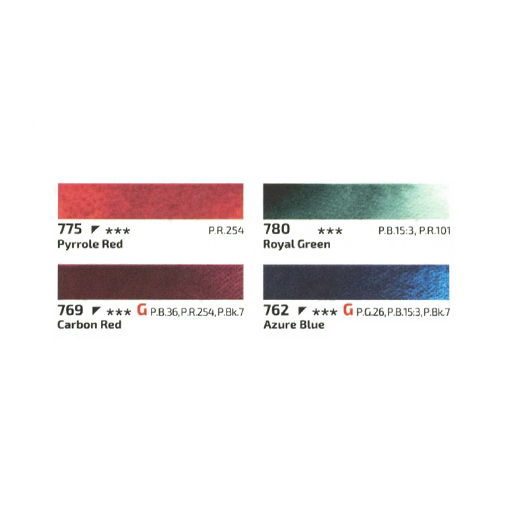 ROSA GALLERY ART HAPPY HOLIDAYS 1 LOT DE 4 AQUARELLES EN TUBES DE 10 ML - ÉDITION SPÉCIALE