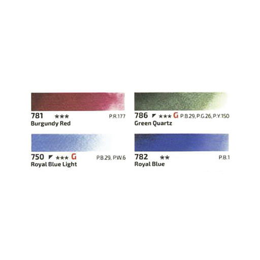 ROSA GALLERY ART HAPPY HOLIDAYS 2 LOTS DE 4 AQUARELLES EN TUBES DE 10 ML - ÉDITION SPÉCIALE
